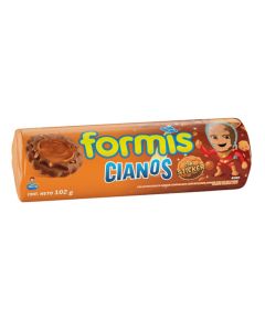 Galletitas formis chocolate y dulce de leche