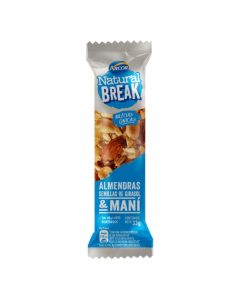 Barra Cereal Natural break almendra y mani 33 gr.