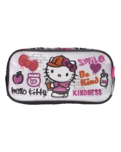 Cartuchera Hello Kitty Grafiti Doble Cierre