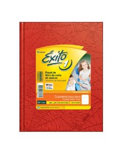 Cuaderno E1 100 hojas cuadriculadas rojo