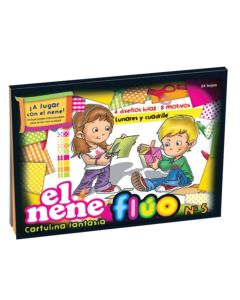 Block de Cartulina Fantasia FLUO Nº5