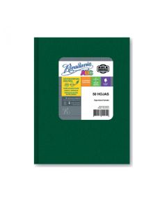 Cuaderno N°3 aula universal 48 hojas rayadas verde