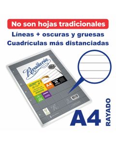 Rep A4 Aula Universal 96 hojas rayadas