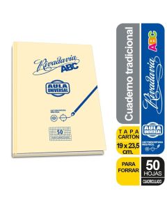 Cuaderno N°3 50 hojas cuadriculado ABC aula universal