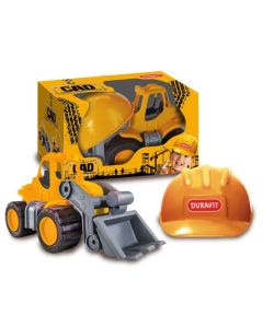 Excavadora CAD camiones argentinos + casco