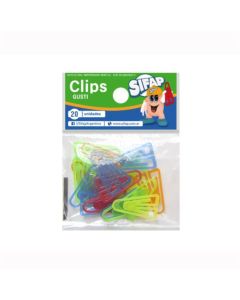 Clip Plastico Triangular x 20 Unidades