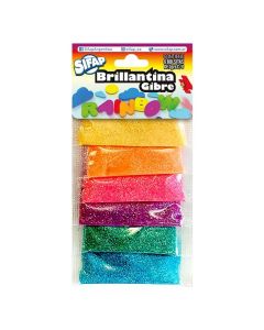 Brillantina rainbow x6 unidades