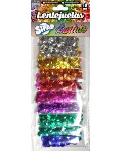 surtido Lentejuelas 6 mm.