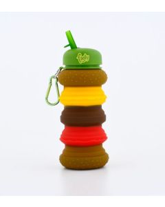 Botella silicona plegable hamburguesa 'VArios modelos'