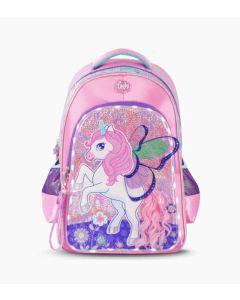 Mochila Espalda 18'  Unicornio Wing con luz