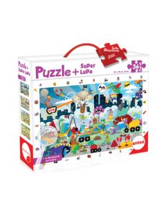 Puzzle 36 piezas+Super Lupa