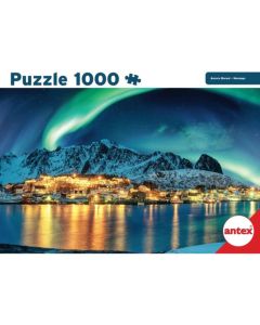 Puzzle 1000 piezas Noruega aurora boreal