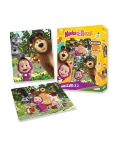 Puzzle 2 en 1 Masha y El Oso 24 y 36 Piezas (AMA02921)