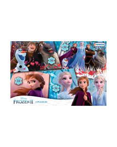 4 Puzzles Frozen II  24-36 Piezas