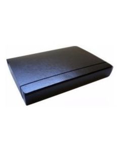 Carpeta caja archivo fondo negro 4 cm.