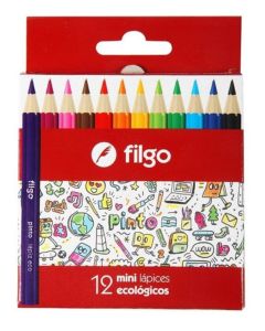 Lapices de colores Cortos  x12 unidades