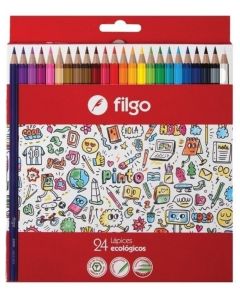 Lapices de colores Largos x24 unidades