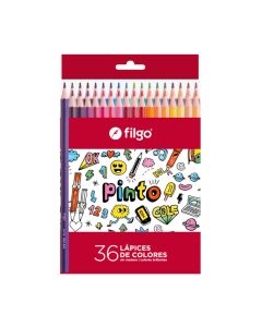 Lapices de colores Largos x36 unidades