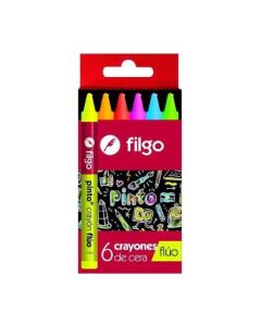 Crayones Fluo x6 unid.