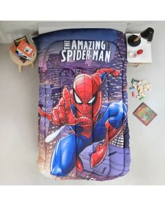 Acolchado Spiderman 1 plaza y 1/2