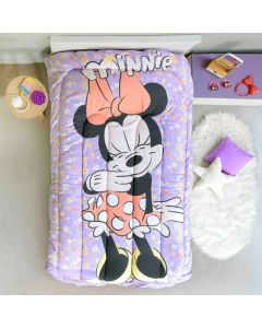 Acolchado Minnie 1 plaza y 1/2