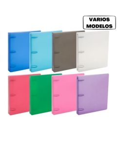 Carpeta N°3 pvc colores traslucida 'Varios modelos'
