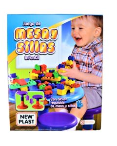 Juego de Mesa+Sillas Didactico