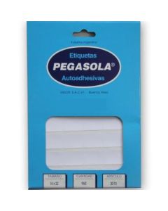 Etiqueta Pegasola N°3015 x 30 planchas