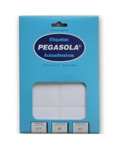 Etiqueta Pegasola N°3031 x30 planchas