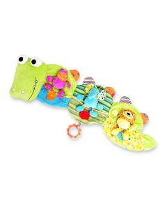 Peluche chichonera cocodrilo 78x26 cm