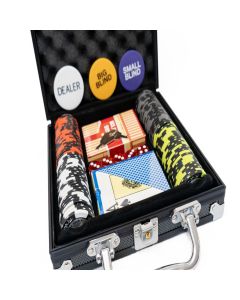 Set de poker en maletin con 100 fichas