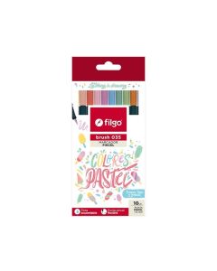 Marcador pincel brush 035 pastel x10 unidades PUNTA PINCEL