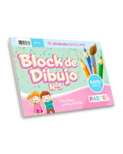 Block de dibujo N°5 pastel 'tipo el nene'