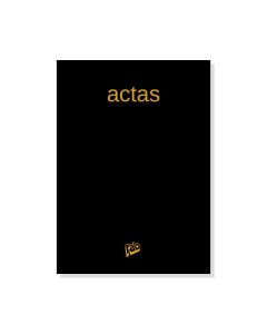 Libro de actas oficio 22cm x 32cm 200 pag.