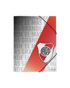 Carpeta 3 Solapas+Elastico Oficio River plate 'varios modelos'