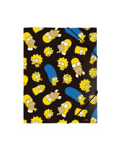 Carpeta 3 Solapas+Elastico Oficio Simpson 'Varios Modelos'