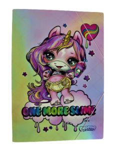 Carpeta 3 Solapas+Elastico Oficio Carton Plastificado Poopsie