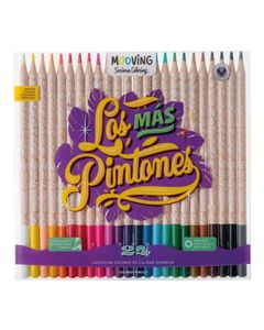 Los mas pintones Lapices de colores x24 unidades