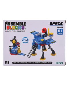 Bloques Para Construir Space Assemble Ditoys (2905)