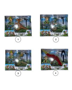Muñeco Lego Jurasic Muñeco Con Dinosaurio (Ik0566) 'Varios modelos'