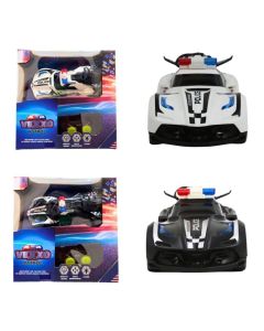 Auto De Policía Lanza Humo Control Remoto Vexxo Patrol (ik0596/97)