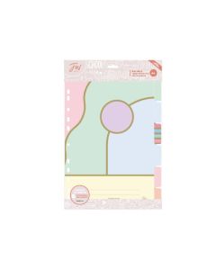 Separadores A4 con lengueta Pastel