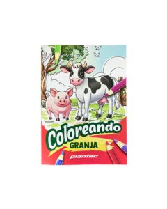 Libro Coloreando - Granja