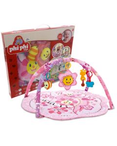 Gimnasio redondo con accesorios