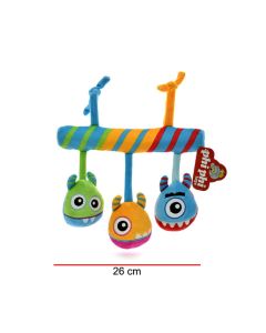 Peluche tirita coche monstruitos