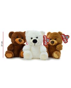 Peluche oso sentado 21 cm. 'Varios modelos'
