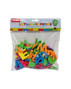 Letras y Numeros de Goma Eva