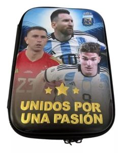 Cartuchera 1 piso eva AFA seleccion argentina campeones