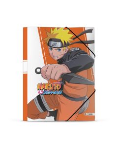 Carpeta 3 Solapas + Elastico Oficio Naruto