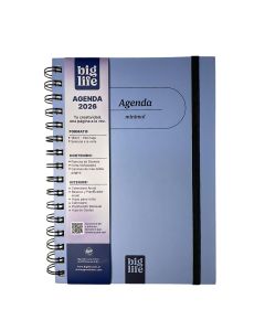 Agenda 2026 Espiral Minimal 1 Semana a La Vista 16 X 21 Cm 190Hjs